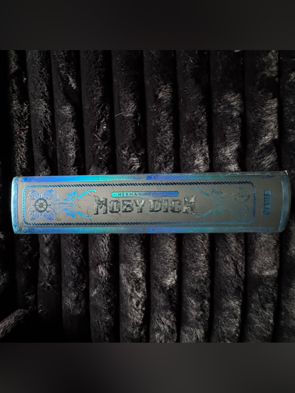 Moby-Dick Decorative Hardcover with Blue Foil Accents - Picture 3 of 3
